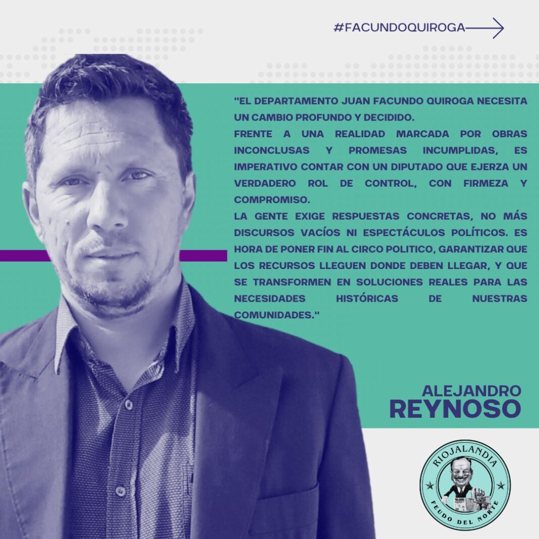 “Alejandro Reynoso: basta de circo político, hay que controlar y hacer que los recursos lleguen a la gente”