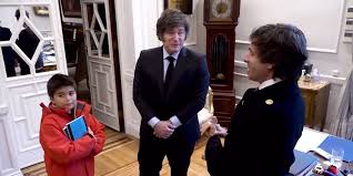Milei recibió a Pedrito, el niño libertario, y habló de un futuro glorioso para Argentina