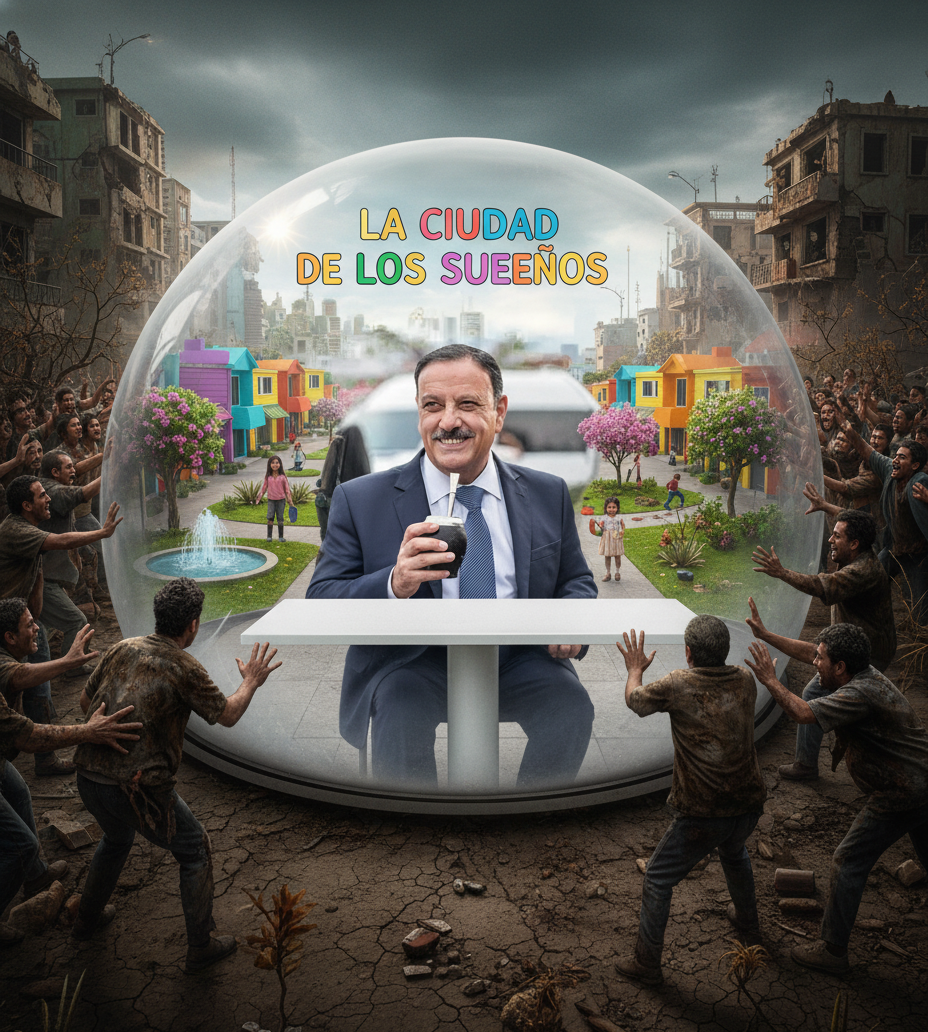 Quintela llora crisis en La Rioja mientras financia su realidad paralela en un portal porteño