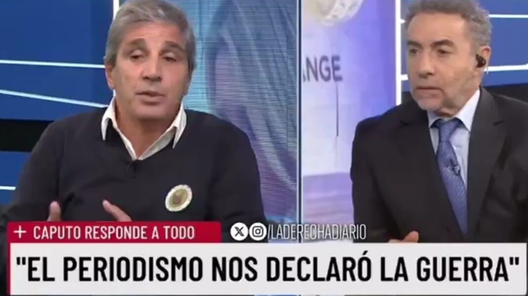Toto Caputo explotó contra el periodismo por operar impunemente al Gobierno de Milei.
