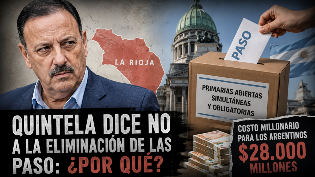 Quintela se aferra a las PASO: el costo millonario de una interna peronista que La Rioja paga entre todos