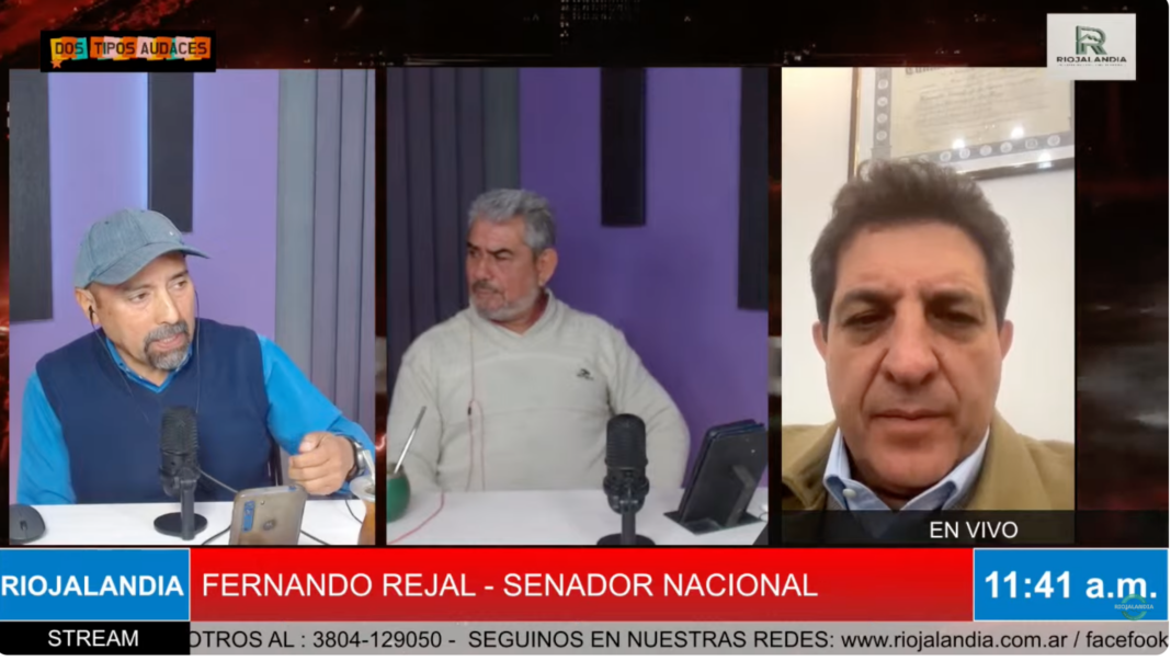 Fernando Rejal se pronunció sobre la Ley de Tierras y ratificó sus aspiraciones a la gobernación de La Rioja