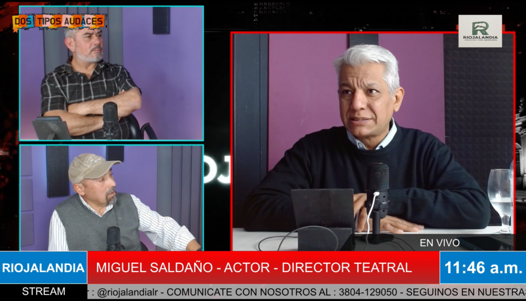 Pasión por las tablas: el reconocido actor y director Miguel Saldaño repasó su trayectoria y anunció nuevas producciones en La Rioja