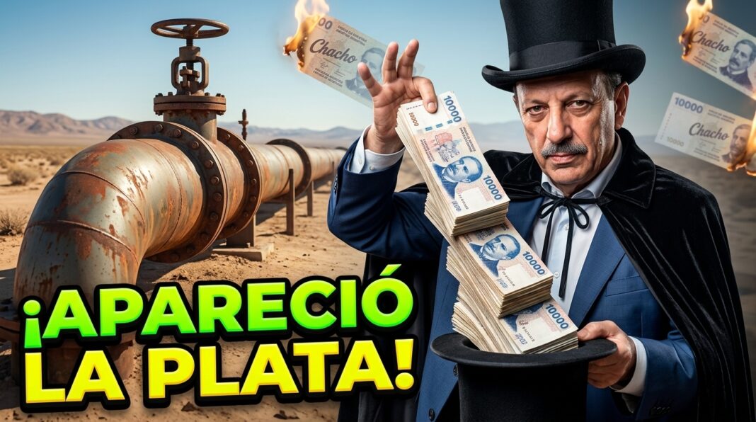 El «milagro» de Quintela: Aparecieron mágicamente $3.000 millones para el gasoducto que «no podían» pagar.