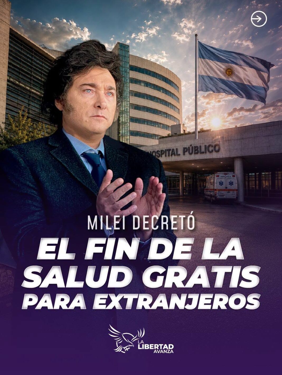 El Gobierno nacional oficializó el fin de la gratuidad en la atención médica para extranjeros no residentes