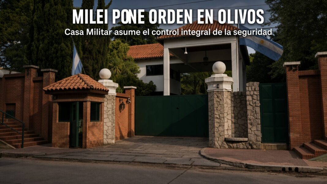MILEI REORDENA LA QUINTA DE OLIVOS