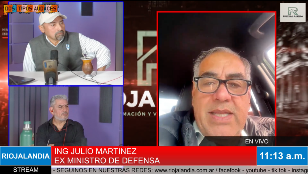 El exministro Julio Martínez analizó la Cuestión Malvinas y el escenario político en La Rioja