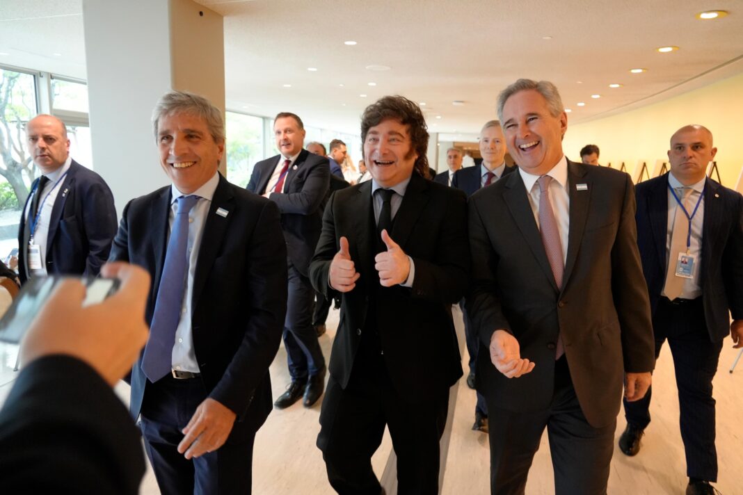 Milei se reunió con Netanyahu, en la sede de las Naciones Unidas