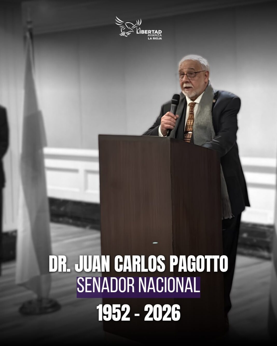 Dolor en la política y la abogacía: falleció el doctor Juan Carlos Pagotto