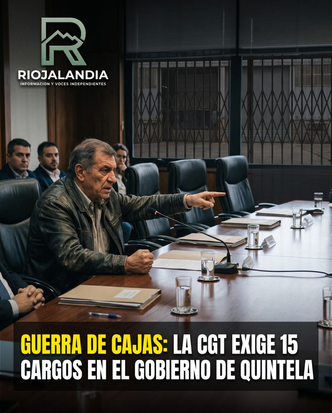 Guerra de cajas en La Rioja: el jefe de la CGT exige 15 cargos en el Ejecutivo de Quintela mientras el Parque Industrial pierde 1.500 empleos
